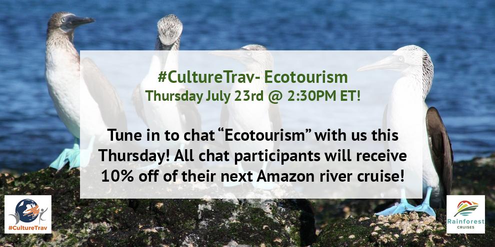 #CultureTrav: Ecotourism Discount