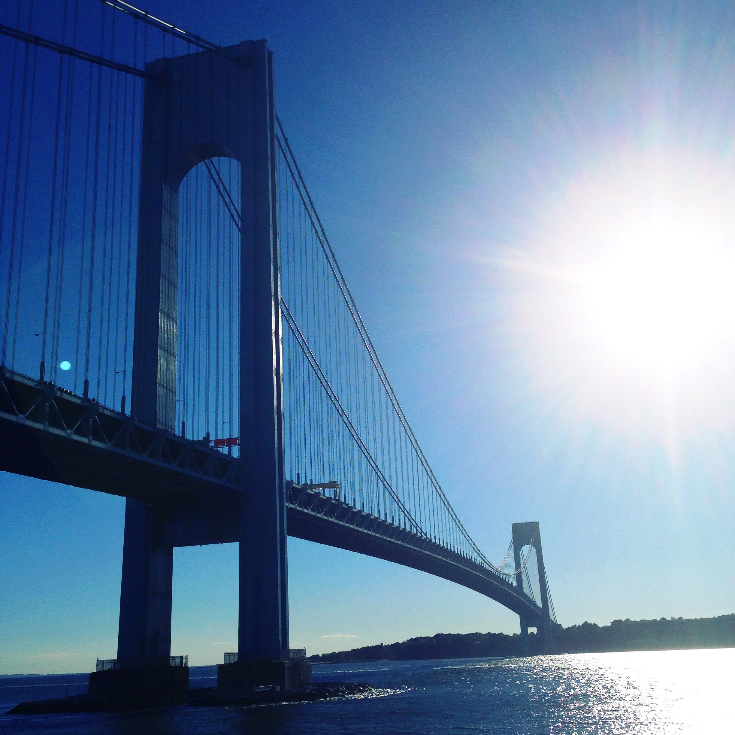 Verrazano bridge from the side