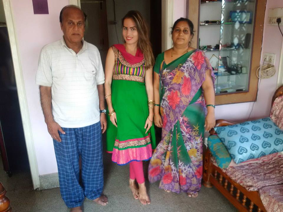 host family in Kanakapura, small town near Mysore