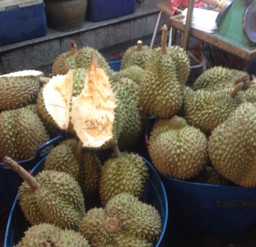 fresh durian fruit