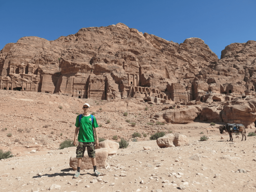 Jonny Blair at Petra in Jordan