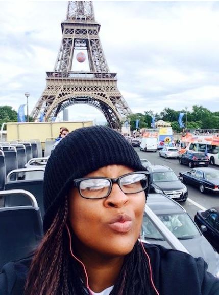 This was in Paris, after I got laughed at. ☺