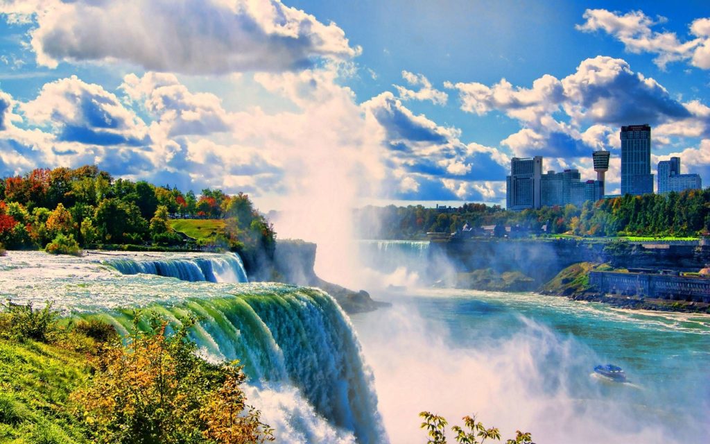 Niagara Falls (Photo credits to: wallpapercave.com)