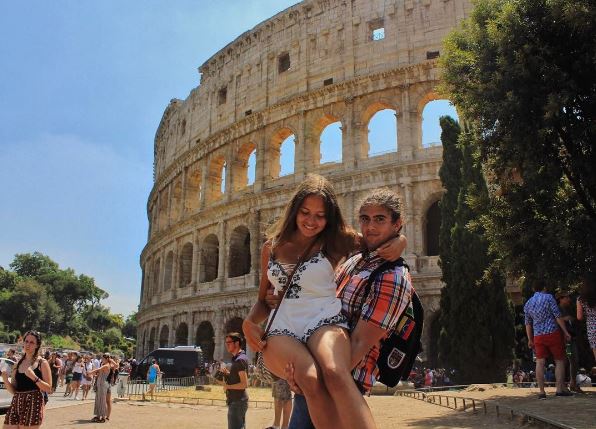 Jane and Javi at the Eternal City