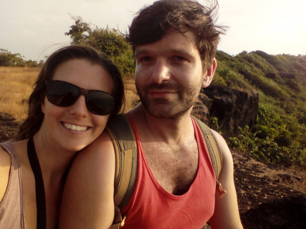 Dave and NikkiI in India