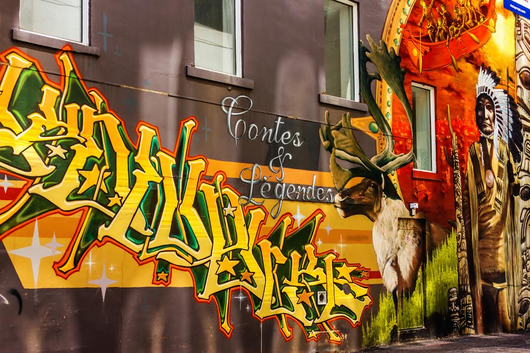 Montreal Street Art; “Tales and Legends”