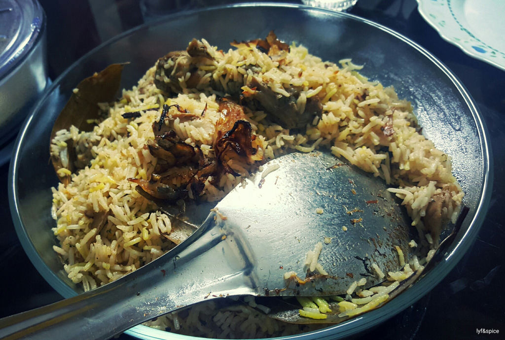 6a. comfort food – nothing like Mom’s chicken biryani