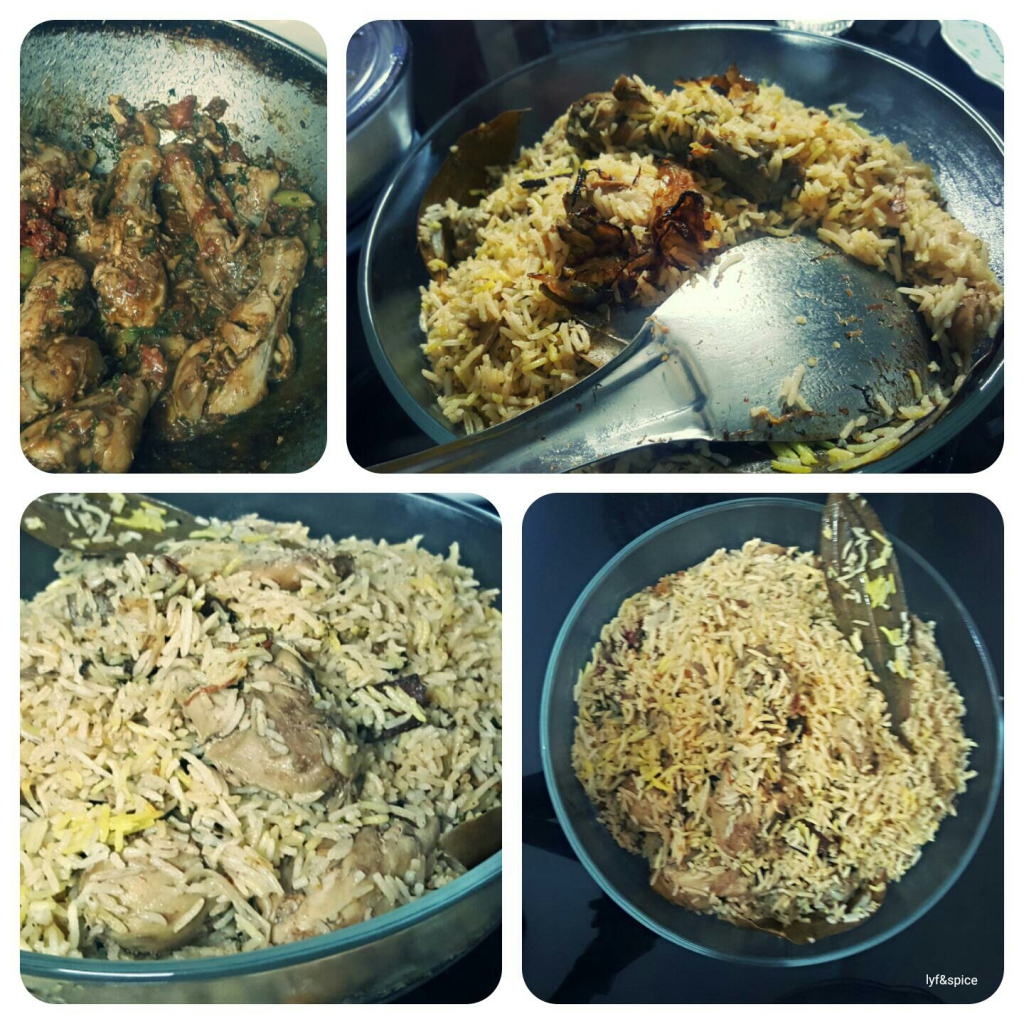 6b. comfort food – nothing like Mom’s chicken biryani