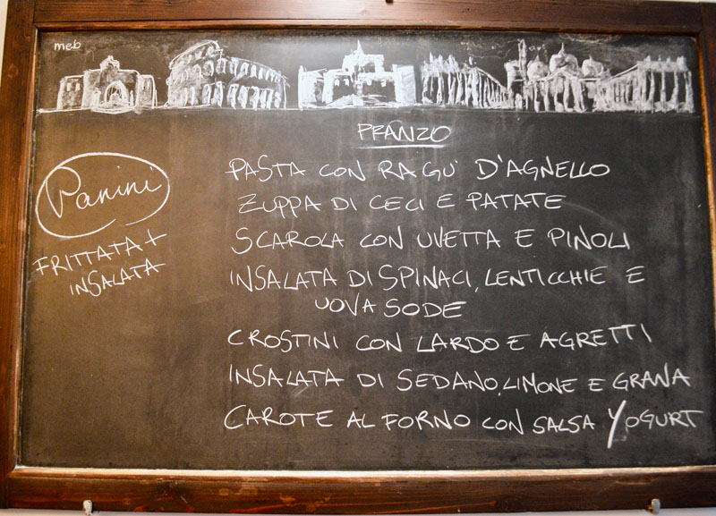 MenuChalkboard