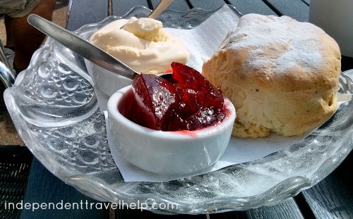 A-scone-with-clotted-cream-and-jam