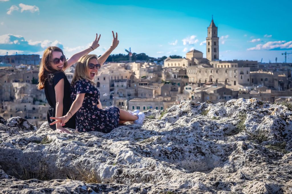 At times my friends will join my tours! This year one of my best friends from NYC and her family joined me in Matera_preview