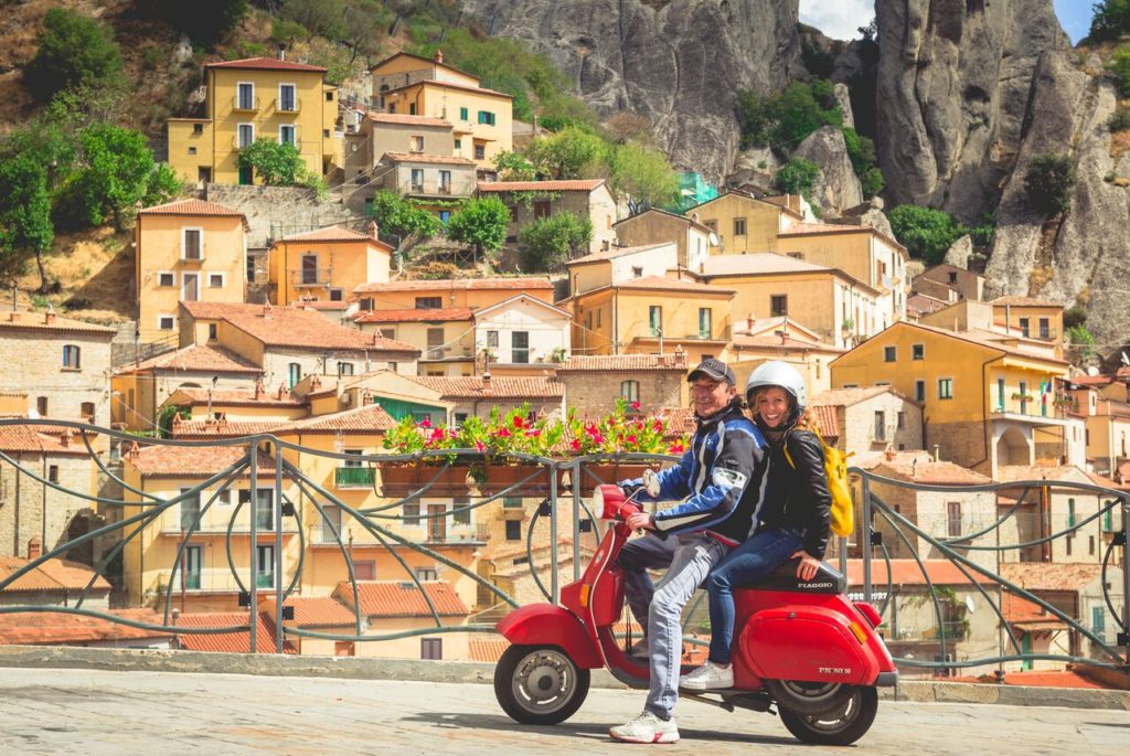 Riding around on a local’s Vespa in Basilicata Italy _preview